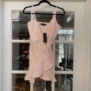 Lulu’s Light Pink Wrap Dress